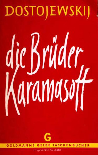 Fiodor Dostoïevski: Die Brüder Karamasoff (German language, Wilhelm Goldmann Verlag)
